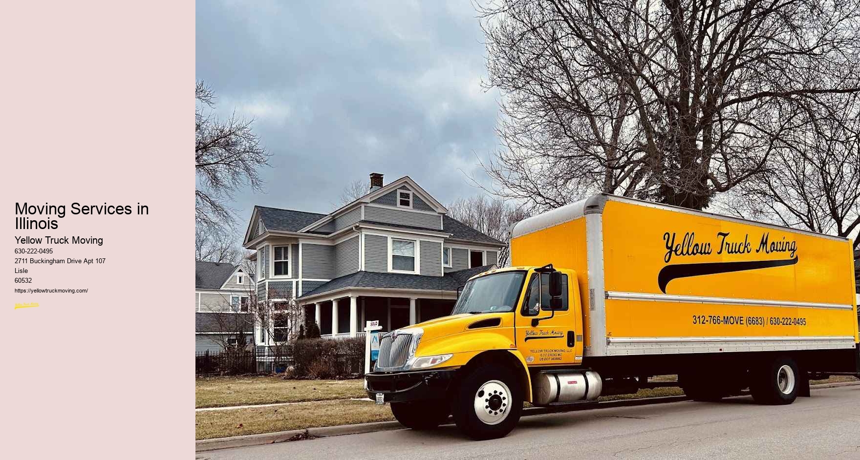 Moving Services in Illinois